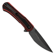 Tenable Knives Kratos Blackwash Nitro-V Black &amp; Red G10 - KNIFESTOCK