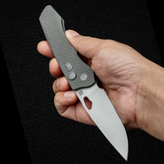 Real Steel Griffin Ultimatum Titan, Vanax Satin Button lock RE-7131T2 - KNIFESTOCK