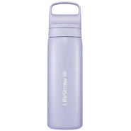 LifeStraw Stainless Steel Water Filter Bottle; 18oz; Provence Purple LGV418PPWW - KNIFESTOCK