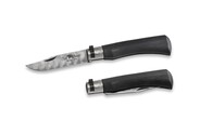 OLD BEAR® - DS93X DAMASCUS STEEL, BLACK LAMINATED HANDLE M 9305/19_MNK - KNIFESTOCK