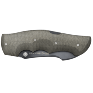 Viper Rhino-1 Dark Stonewashed, Green Canvas Micarta V5905CV - KNIFESTOCK
