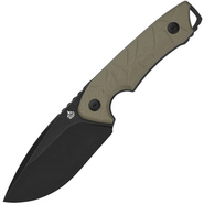 QSP Knife Tiny TOT 10Cr15MoV, black stonewash,  sand G10 QS169-C2 - KNIFESTOCK