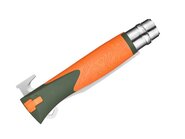 OPINEL VRI N°12 Inox Explore orange 10 cm w/ Tick Remover 002489 - KNIFESTOCK