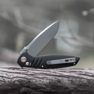 Vosteed Corsair Nitro-V Stonewash Black Micarta CS29NWMK - KNIFESTOCK