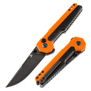 Kansept EDC Tac Black TiCn coated S35VN Orange G10 + Titanium Inlay K2009A7 - KNIFESTOCK