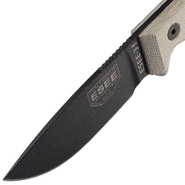 ESEE Model 3 Survival Knife 3mmil-P from Green Sheath + Belt Clip and Molle-Back - KNIFESTOCK