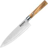 Böker Manufaktur 130439DAM Damast Olive Kochmesser Klein Lemn - KNIFESTOCK