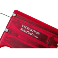 Victorinox SwissCard Lite, rosso traslucido 0.7300.T - KNIFESTOCK