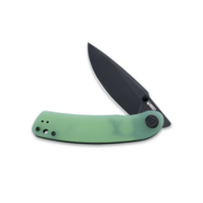 KUBEY Momentum Sherif Manganas Design Liner Lock Front Flipper Couteau Pliant Manche Jade G10 KU344C - KNIFESTOCK