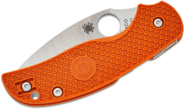 Spyderco SAGE 5 BURNT ORANGE LIGHTWEIGHT CPM REX 121 PLAINEDGE - KNIFESTOCK