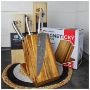 Dellinger Set of 3 knives Dellinger Brilliance + magnetic stand - KNIFESTOCK