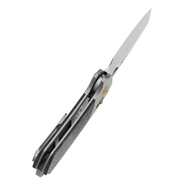 Kansept Nahual Stonewashed Magnacut,Beadblasted Ti, Shred CF K2125V2 - KNIFESTOCK