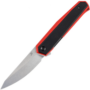 Kansept Integra Stonewashed 154CM Red &amp; Black G10 T1042A3 - KNIFESTOCK