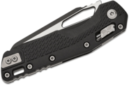 Microtech MSI® S/E Tri-Grip Black Injection Molded Black Blade with Beadblast Ha - KNIFESTOCK