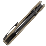 Petrified Fish PFP04 Havrog Black Stonewash K110 khaki Micarta PFP04KAMDW - KNIFESTOCK