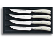 Set WUSTHOF IKON ROYAL CREME 4 pezzi, per bistecca - KNIFESTOCK