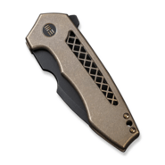 WE Knife Harpen Bronze Titanium Handle WE23019-3 - KNIFESTOCK