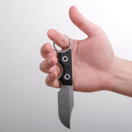 Vosteed Quokka-O 14C28N Kivipesty Musta Micarta D0501 - KNIFESTOCK
