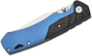 Kansept Weim Stonewashed CPM S35VN Blue Anodized Titanium +  Twill Carbon  Fiber K1051A2 - KNIFESTOCK