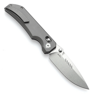 KANSEPT Eaglestrike Stonewashed CPM S35VN 0.118&quot; / 3.0mm Bead Blasted Titanium K1095V3 - KNIFESTOCK