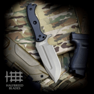 Halfbreed Blades Large Bush Knife - Fixed Blade LBK-01 Gen-2 ODG K340 - KNIFESTOCK