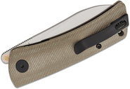 Petrified Fish PFE05S Flavorist Satin K110 khaki Micarta PFE05SKMS - KNIFESTOCK