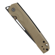 Petrified Fish PFP11 Ripple 14C28N PVD Stonewashed Khaki G10 PFP11KADW - KNIFESTOCK