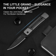 Kizer Little Grand Jonathan Styles Nitro-V Grey G10 &amp; Micarta V2670A2 - KNIFESTOCK