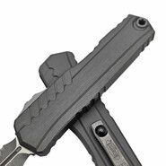 Microtech CYPHER D/E APOCALYPTIC FULL SERRATE NC 1242-12APNC - KNIFESTOCK
