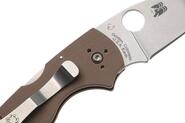 Spyderco Lil' Native Mid Backlock Brown G-10 CPM15V  SPRINT C230MBGPBN15V - KNIFESTOCK