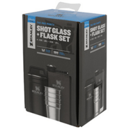 STANLEY ADVENTURE Pre-Party Shot Glass + Flask Set, Matte Black - KNIFESTOCK