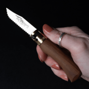 OLD BEAR® XS - STAINLESS STEEL, WALNUT HANDLE, SERRATED BLADE 9337/15_LN - KNIFESTOCK