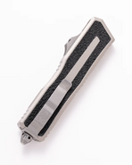 Microtech SCARAB II GEN III T/E APOCALYPTIC PART SERRATE NATURAL CLEAR 1279-11APNC - KNIFESTOCK