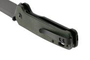 QPS Penguin V2 D2, black stonewash, Manico: Micarta verde QS130V2-C2 - KNIFESTOCK