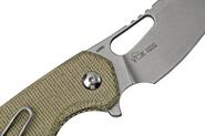 MKM ISONZO M390 Green canvas micarta BÖHLER M390 MK FX03M-1GC - KNIFESTOCK