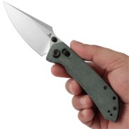 Tenable Knives Fenrir Stonewashed Nitro V, Grünes Micarta T1034V1 - KNIFESTOCK