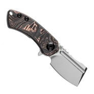 Kansept Mini Korvid Stonewashed CPM-S35VN Copper Carbon Fiber K3030B1 - KNIFESTOCK