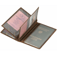 GreenBurry Vintage Leather ID case 3piece 12x16,5x2cm - KNIFESTOCK
