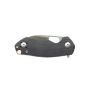 Giant Mouse ACE Riv Liner Lock Black Micarta / Satin Magnacut RIV-LL-DBL-BLACK - KNIFESTOCK
