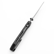 TENABLE KNIVES Eaglestrike Satin Nitro-V 0.118&quot; / 3.0mm Black Micarta T1095V1 - KNIFESTOCK