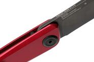 ANV Knives Z050 DLC Black/Plain edge, Dural Red/Slipjoint - ANVZ050-005 - KNIFESTOCK