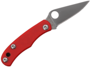 Spyderco BUG RED G-10 PLAINEDGE - KNIFESTOCK