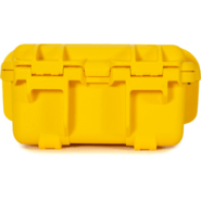 Nanuk 905 Case w/lid org. - w/divider - Yellow - Pro Photo Kit case 905S-060YL-0A0 - KNIFESTOCK