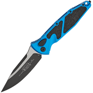 Microtech SOCOM ELITE S/E AUTO BLACK STANDARD BLUE 160A-1BL - KNIFESTOCK
