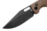 Artisan Revel Brown, Black PVD AR-RPM9, Brown FRN 1867P-BBN - KNIFESTOCK