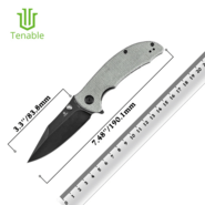 Tenable Rei Blackwash 14C28N Liner Lock T1061A2 - KNIFESTOCK