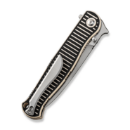 CIVIVI RS71 Milled Ivory / Black G10 HandleSatin Finished Nitro-V BladeLiner L - KNIFESTOCK