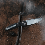 Vosteed Corsair Nitro-V Stonewash Black Micarta CS29NWMK - KNIFESTOCK