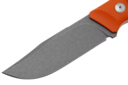 Fox-Knives Receiver Fixed Knife Stainless Steel Becut G10 Orange Handle FX-662 OR - KNIFESTOCK