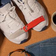 Flytanium BEEF Crossbar Lock Red SW FLY1386FRS - KNIFESTOCK